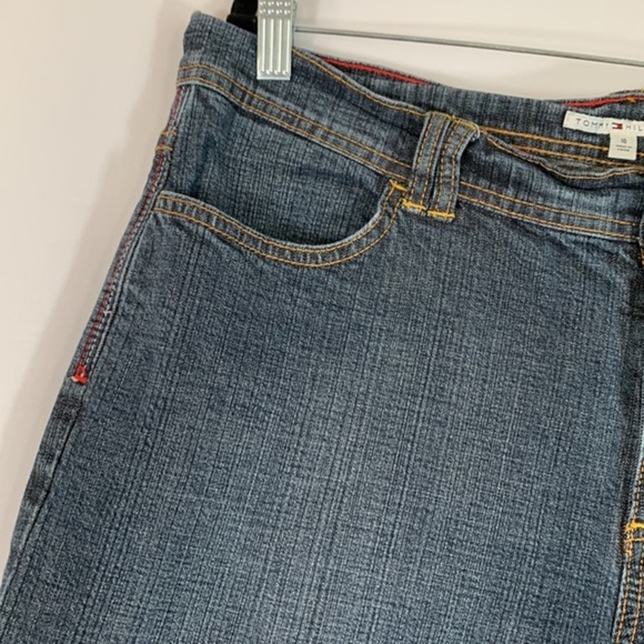 Tommy Hilfiger Blue Denim Bermuda Jean Shorts - Picture 2 of 8